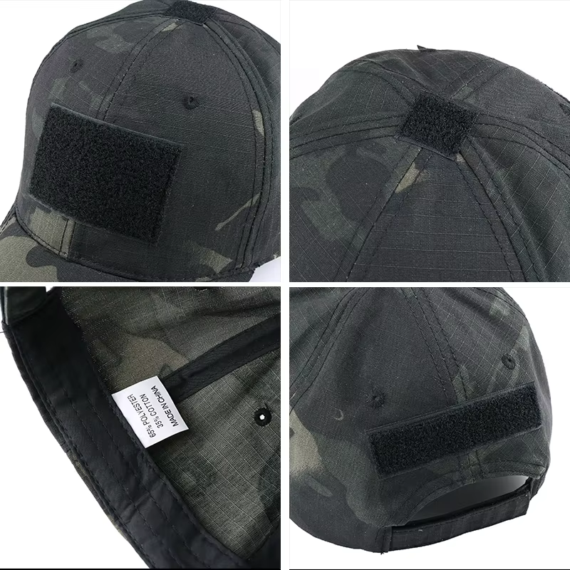 Gorra táctica ripstop woodland para entrenamiento militar - imagen 4