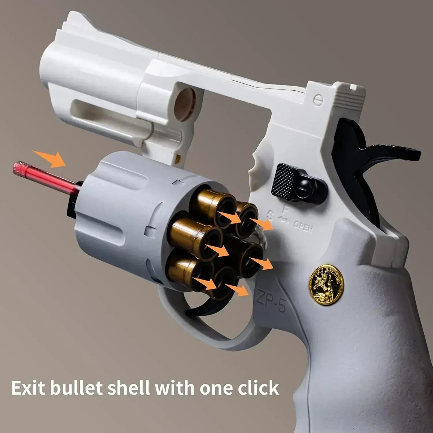 Pistola lanzadardos EVA airsoft para dardos blandos - imagen 2