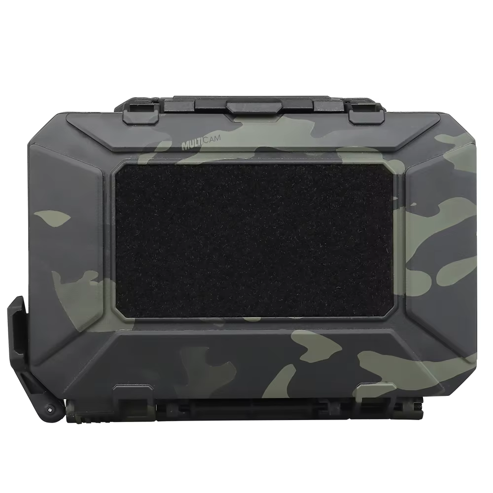 Estuche táctico MOLLE ABS impermeable resistente para Airsoft