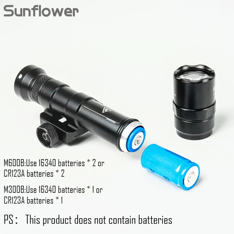 Surefi Linterna táctica LED para rifle con base M-LOK/Picatinny - imagen 2