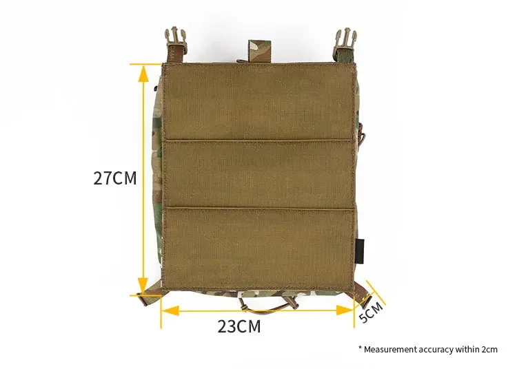 Panel trasero con expansión para cascos