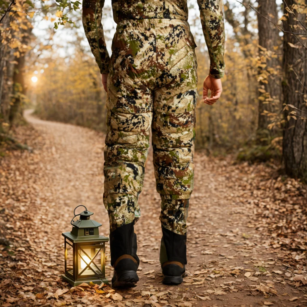 Ainfad Pantalones camuflaje térmicos de caza invierno, ligeros - imagen 4