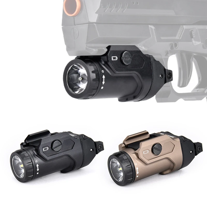 WADSN FOXTROT1X Linterna táctica LED para carril Picatinny 20mm