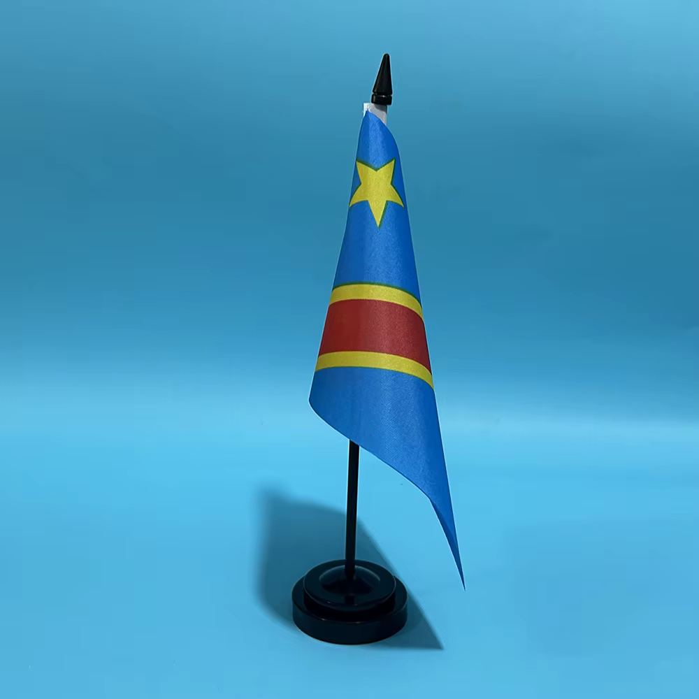 Bandera nacional República Democrática del Congo de poliéster - imagen 3
