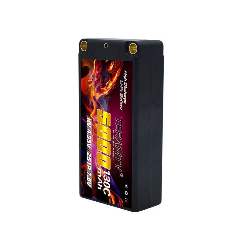 TREANTY Batería Lipo 2S 7.6V 5000mAh 130C Enchufe T para Coche RC - imagen 5