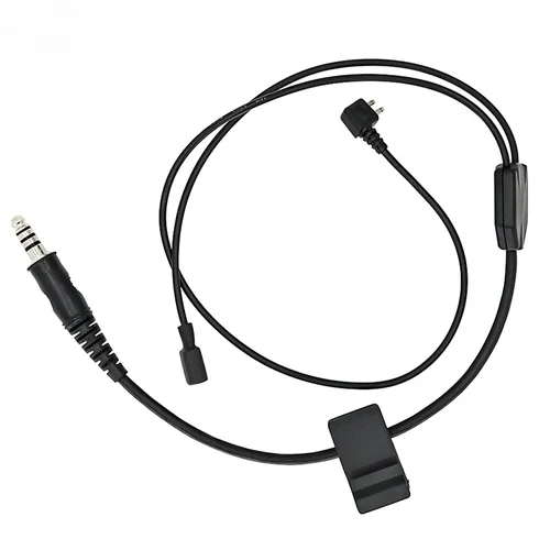 Cable adaptador Y para auriculares tácticos IPSC