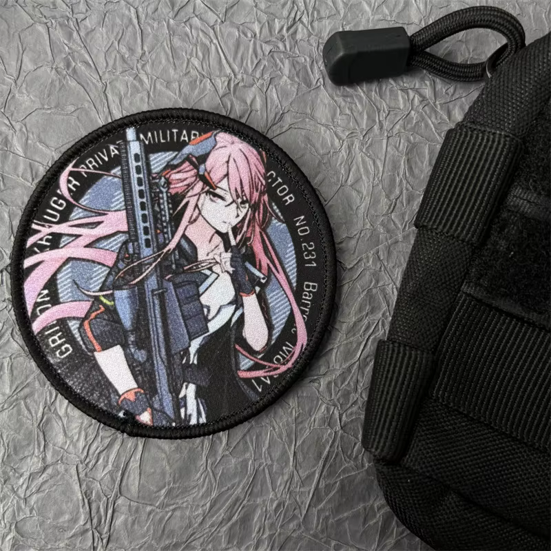 Parche táctico velcro – Brazalete militar anime para mochila - imagen 4