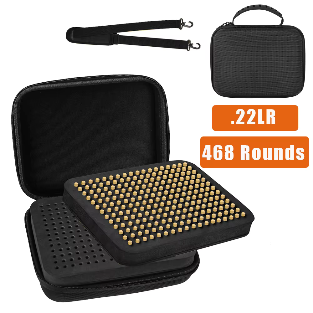 Vista frontal de la bolsa táctica 22LR