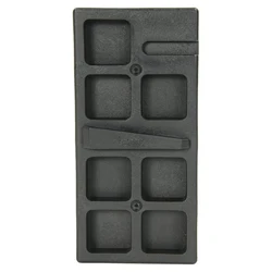 Tornillo de banco plástico negro – Soporte para fresado y taller