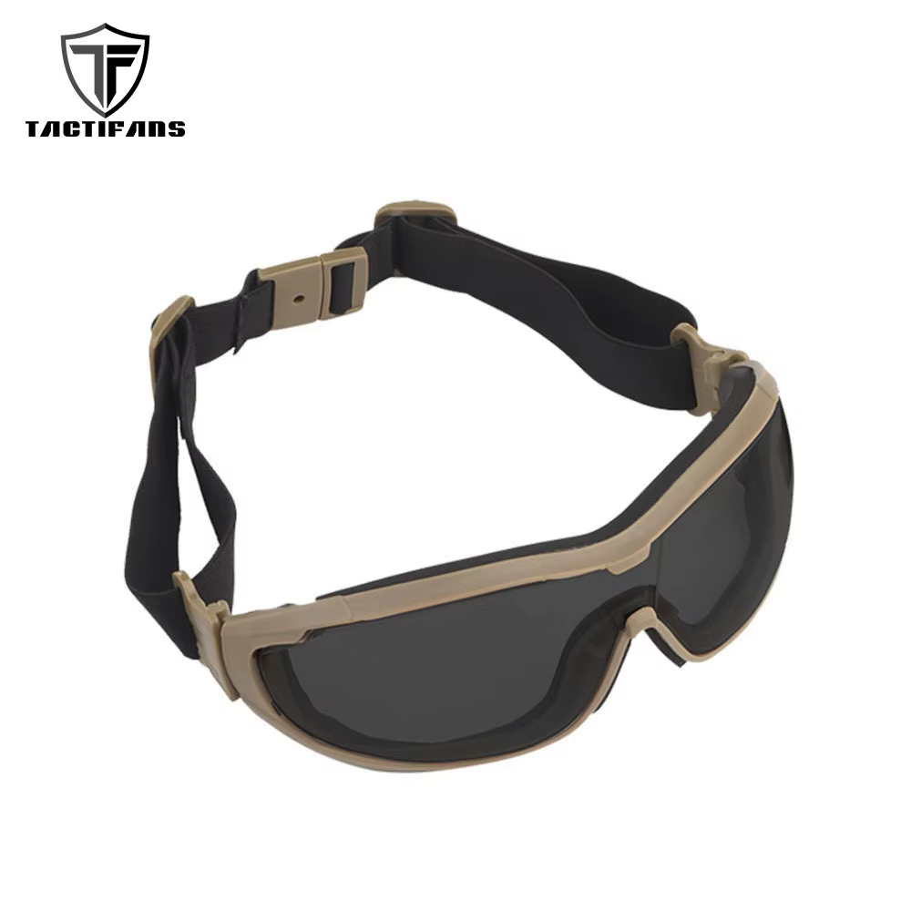 Gafas tácticas antiniebla con patillas extraíbles y protección UVA/UVB - imagen 4