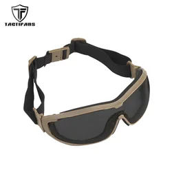 Gafas tácticas antiniebla con patillas extraíbles y protección UVA/UVB