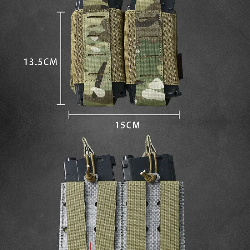 Bolsa para revistas MOLLE elástica para cargadores aire libre - imagen 4