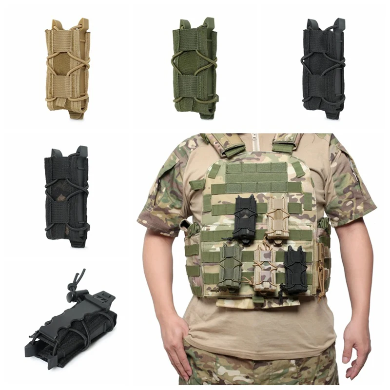 Portacargador táctico MOLLE universal para chaleco CS y caza - imagen 3