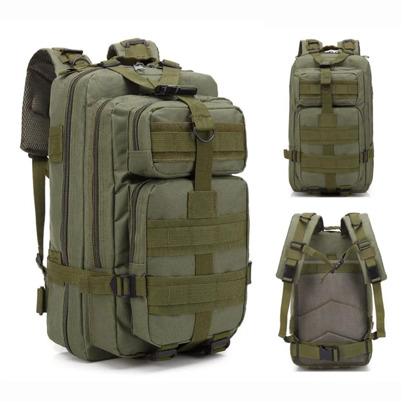 3P Mochila táctica MOLLE Nylon resistente para senderismo