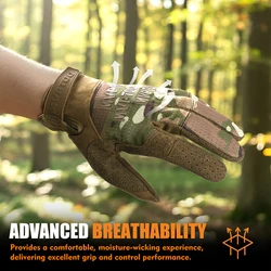 Guantes tácticos de hombre, protección integral y pantalla táctil