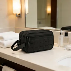 Bolsa de higiene táctica MOLLE colgante para aseo y viaje