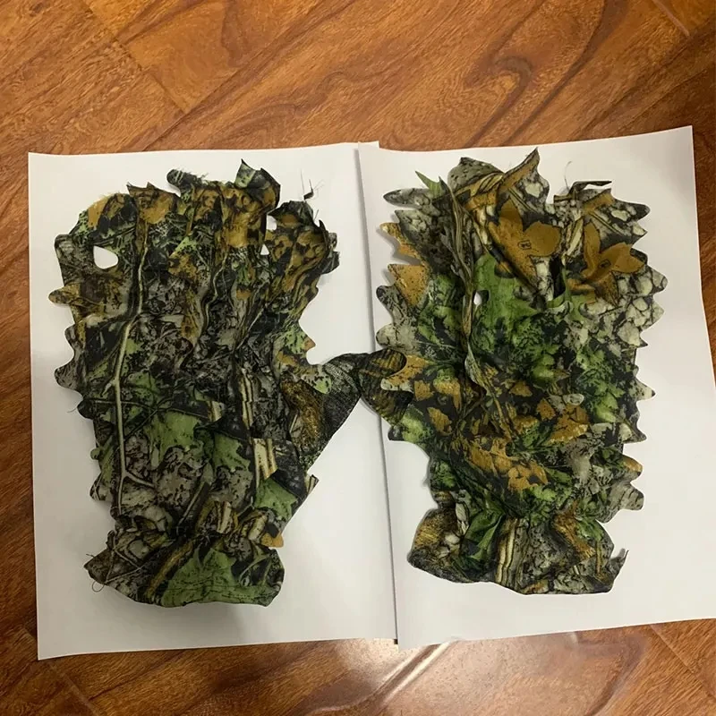 Guantes tácticos camuflaje 3D Leaf – Caza, tiro y supervivencia - imagen 3