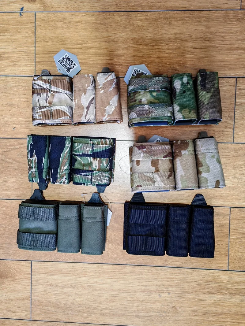 Bolsa táctica para cargadores dobles 5,56 y 9 mm MOLLE