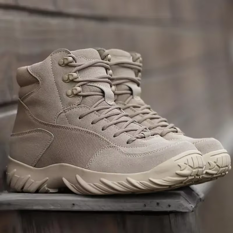 Botas tácticas militares impermeable cuero profesional combat