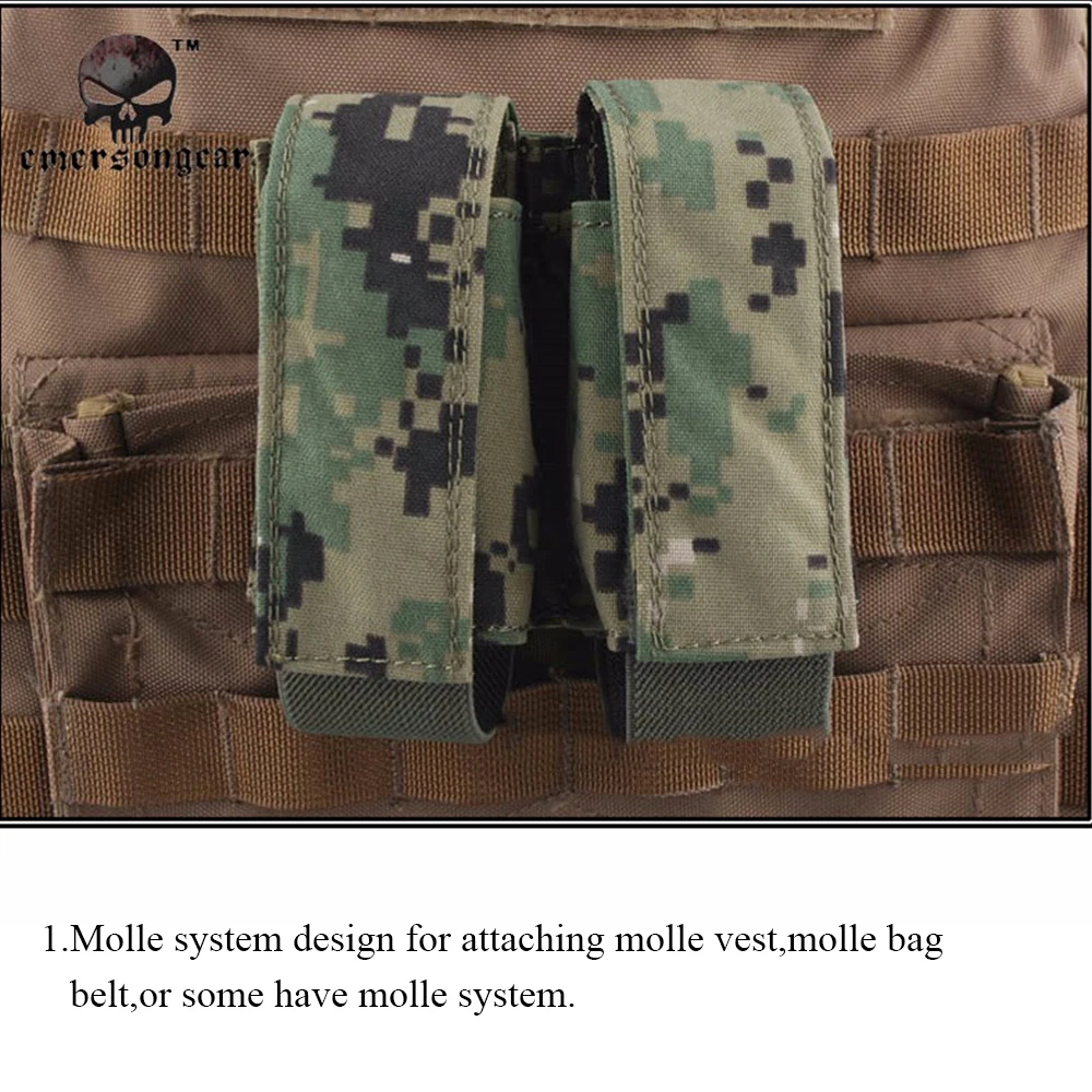 Imagen frontal de la bolsa MOLLE Emerson