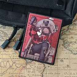 Misaka Mikoto parche MOLLE táctico militar con velcro para mochila