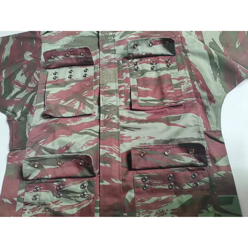 Conjunto camuflaje táctico Benin lagarto francés africano