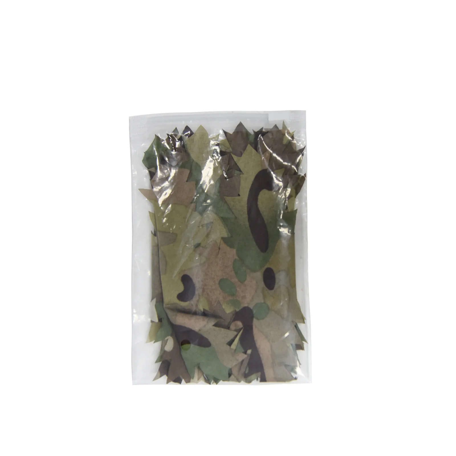 Tira de tela de camuflaje enrollada