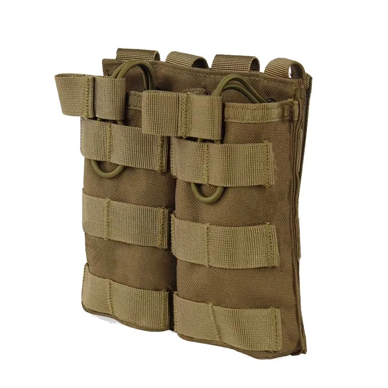 Bolsa táctica portacargadores de nailon para airsoft, MOLLE caza - imagen 2