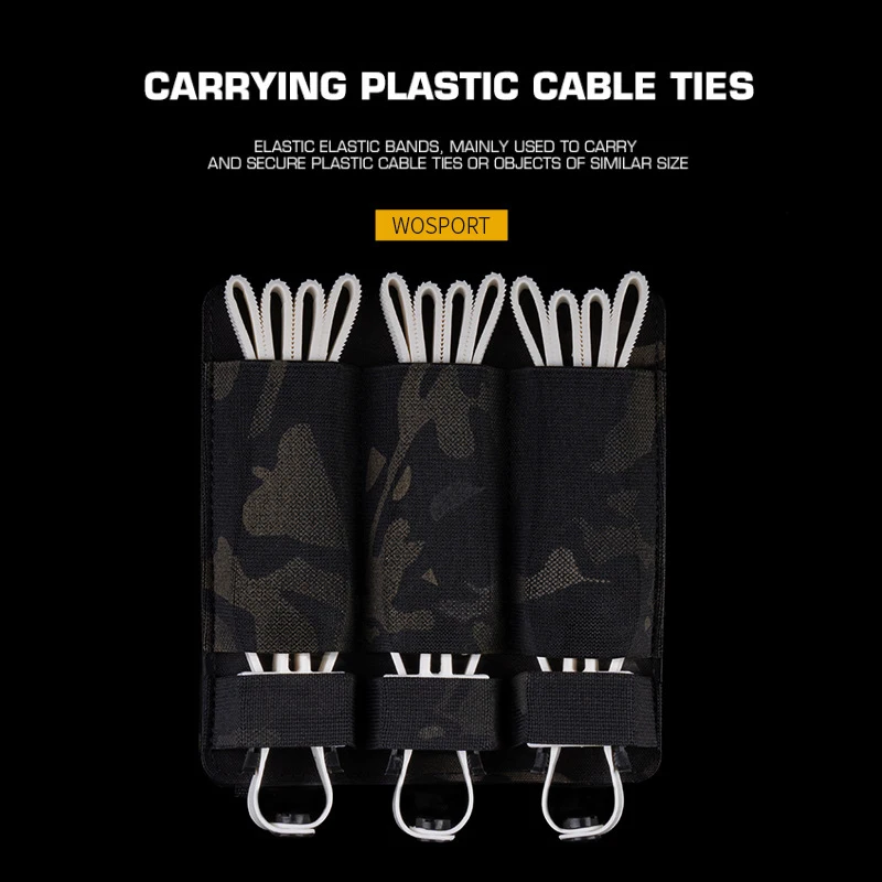 Fijador de sujeción para bridas cables plástico camuflaje - imagen 3