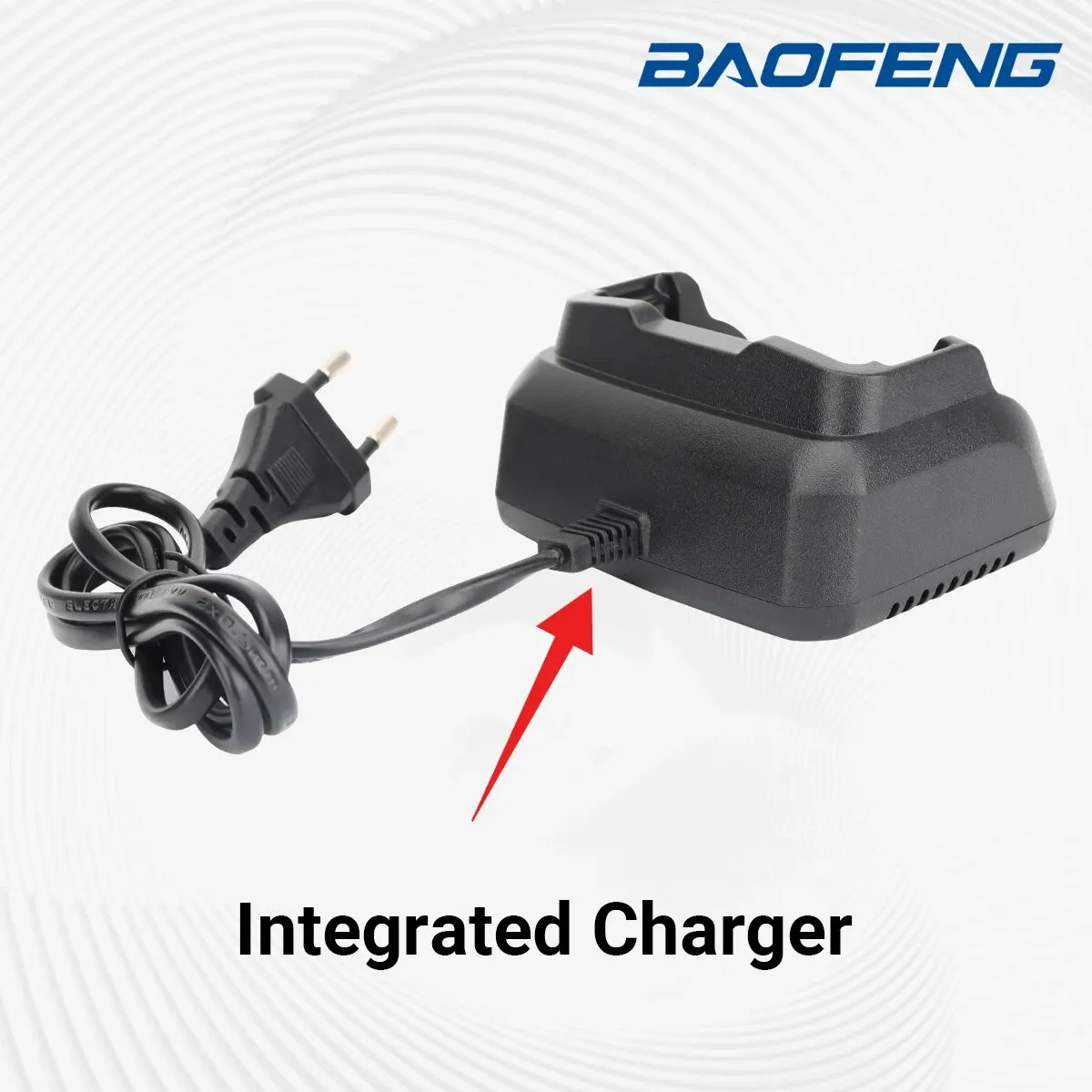 Base de carga Baofeng UV-5RH UV-5RM Cargador de escritorio US/EU - imagen 5