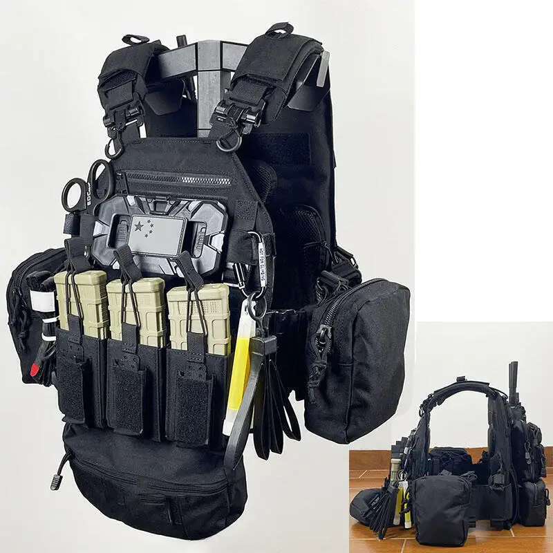 Chaleco antibalas táctico de caza, protección multiusos - imagen 2