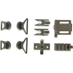 Emersongear Clips giratorios para casco rápido para rieles laterales