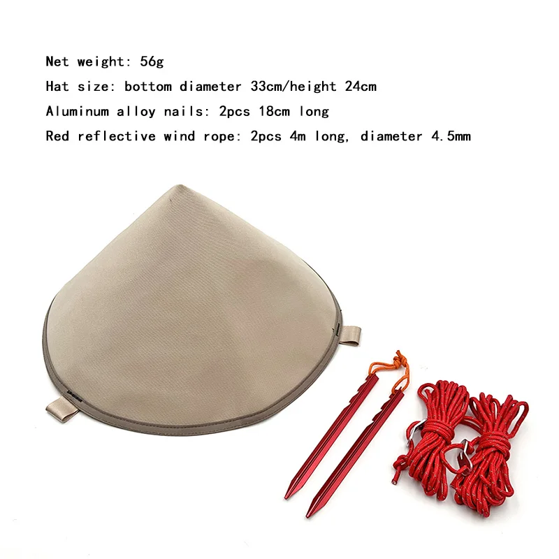 Adaptador lona para tienda de campaña con cuerda y toldo - imagen 2