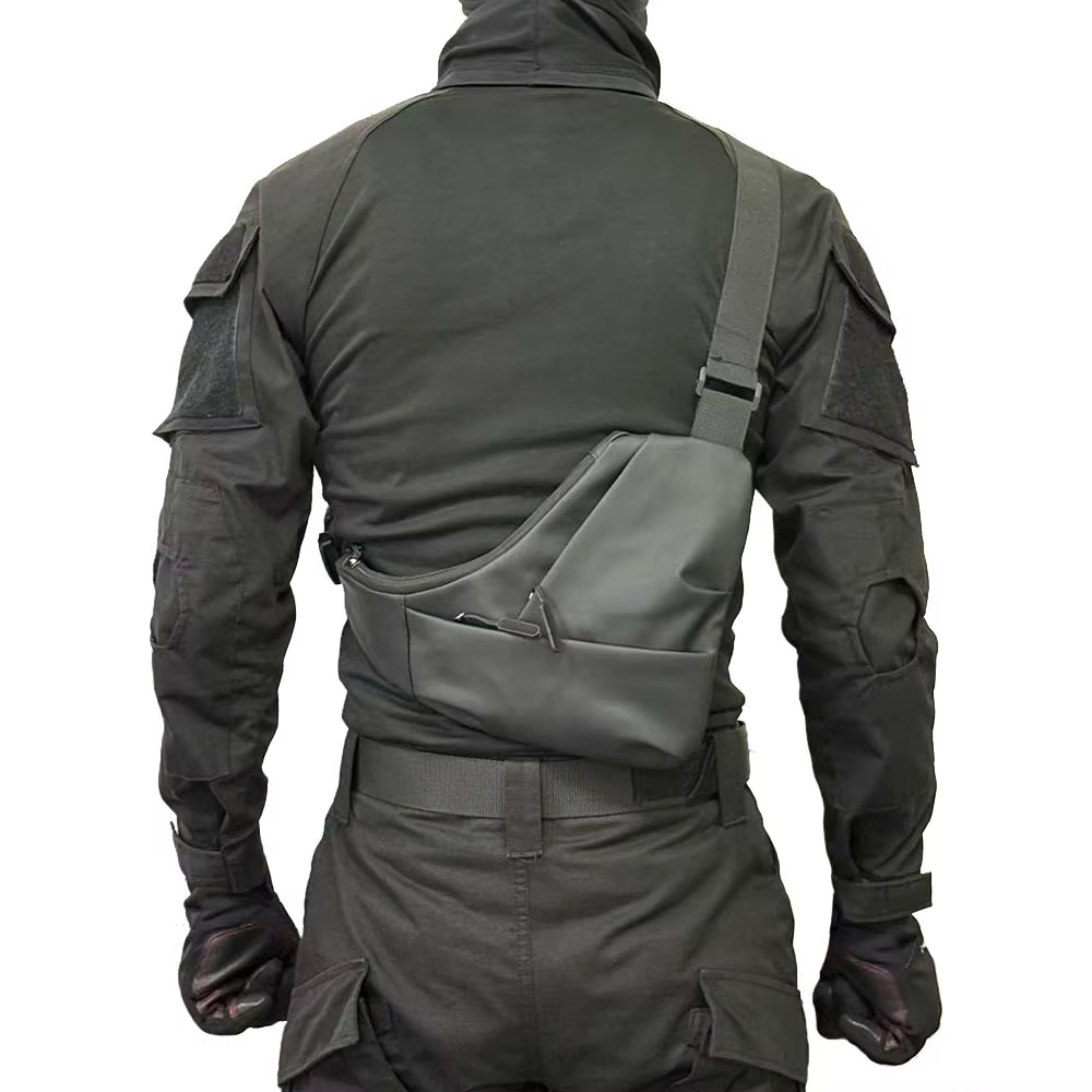 Bolso táctico antivuelo impermeable – Bandolera pecho y hombro - imagen 3