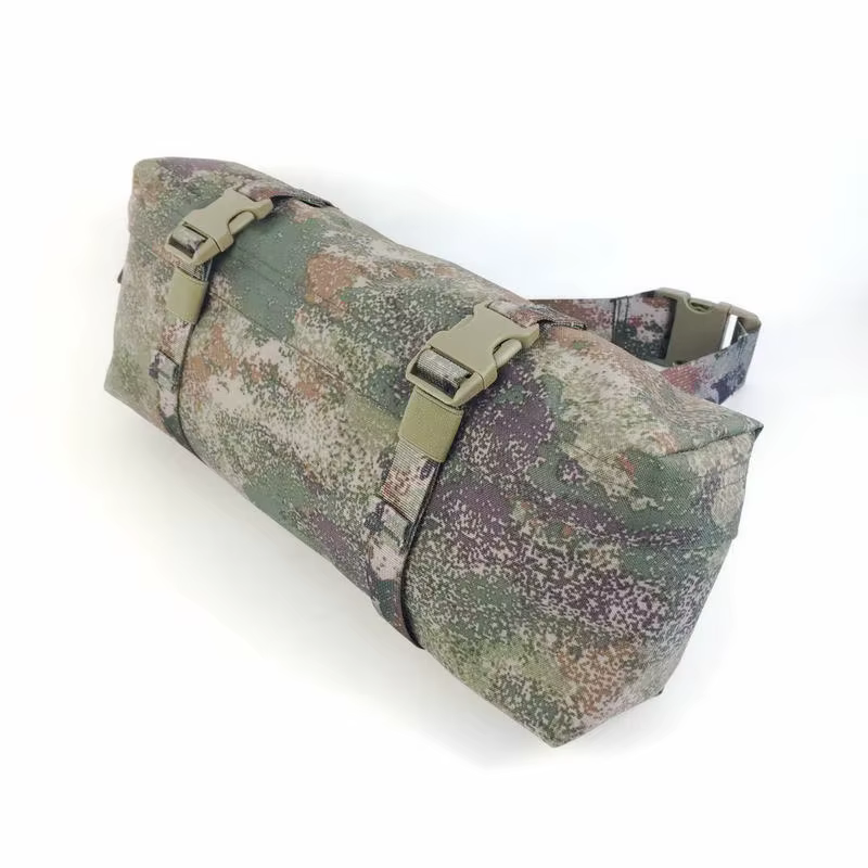 Riñonera táctica militar en ejecución