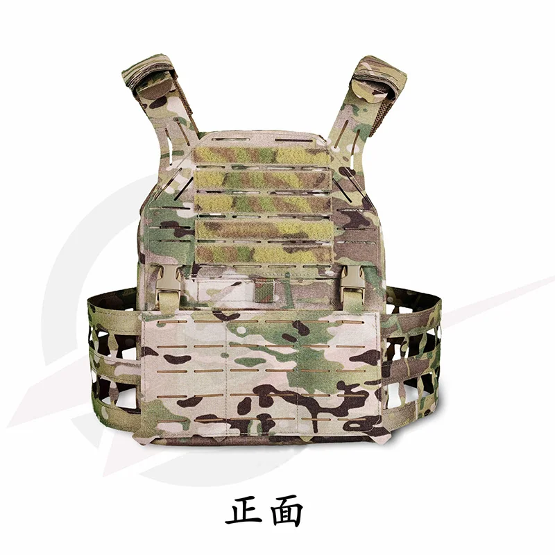 Chaleco táctico portaplacas modular 500D MOLLE camuflaje IR láser