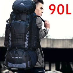 Mochila militar ripstop 90L para trekking y expediciones