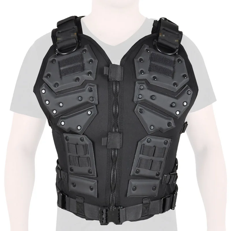 TF3 Chaleco táctico MOLLE portaplacas para airsoft y campo