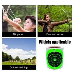 Objetivo de tiro autoadhesivo reactivo para pistola y rifle Airsoft