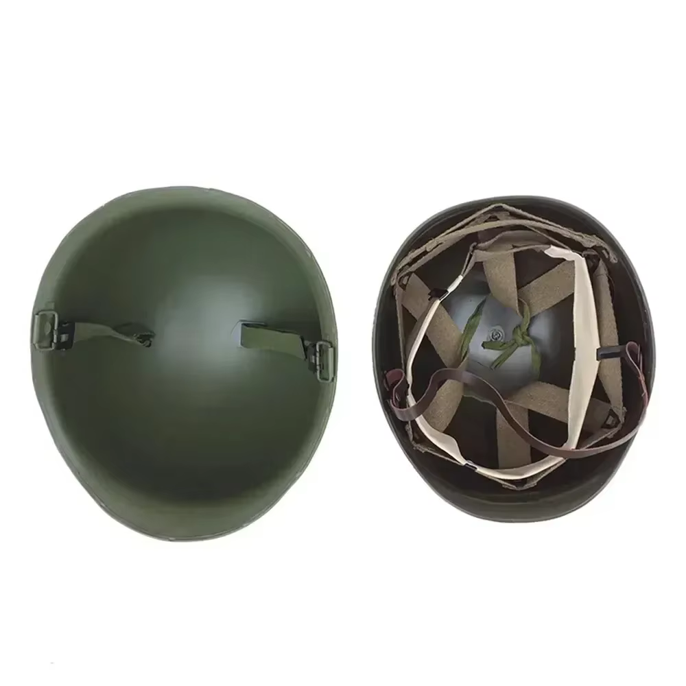 Casco M1 WW2 réplica vintage – Militar doble capa acolchada - imagen 4