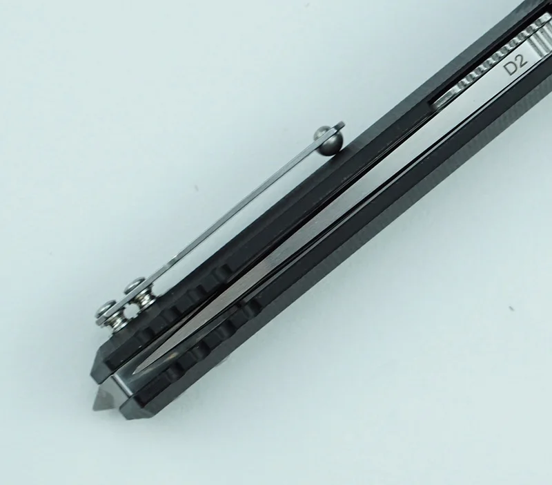 LEMIFSHE JR3311 Cuchillo plegable D2 con hoja G10 y acero - imagen 2