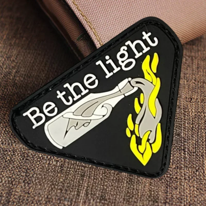 Detalle del parche 3D Be The Light