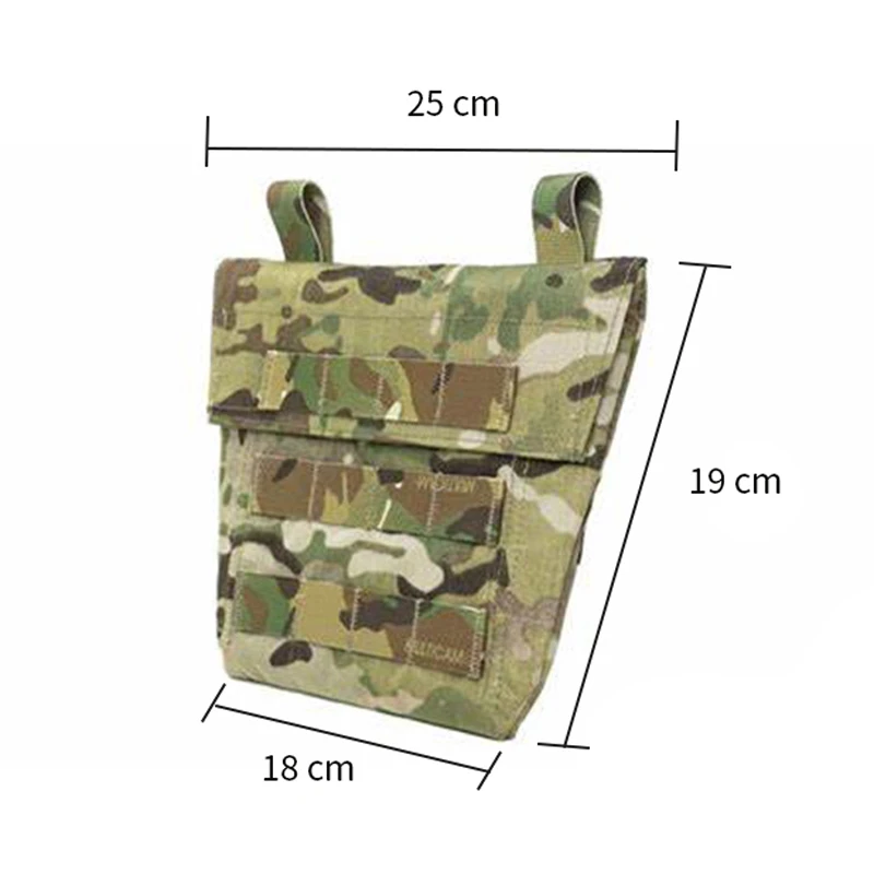 Bolsa táctica MOLLE portaplacas abdomen – Panel ventral chaleco - imagen 5