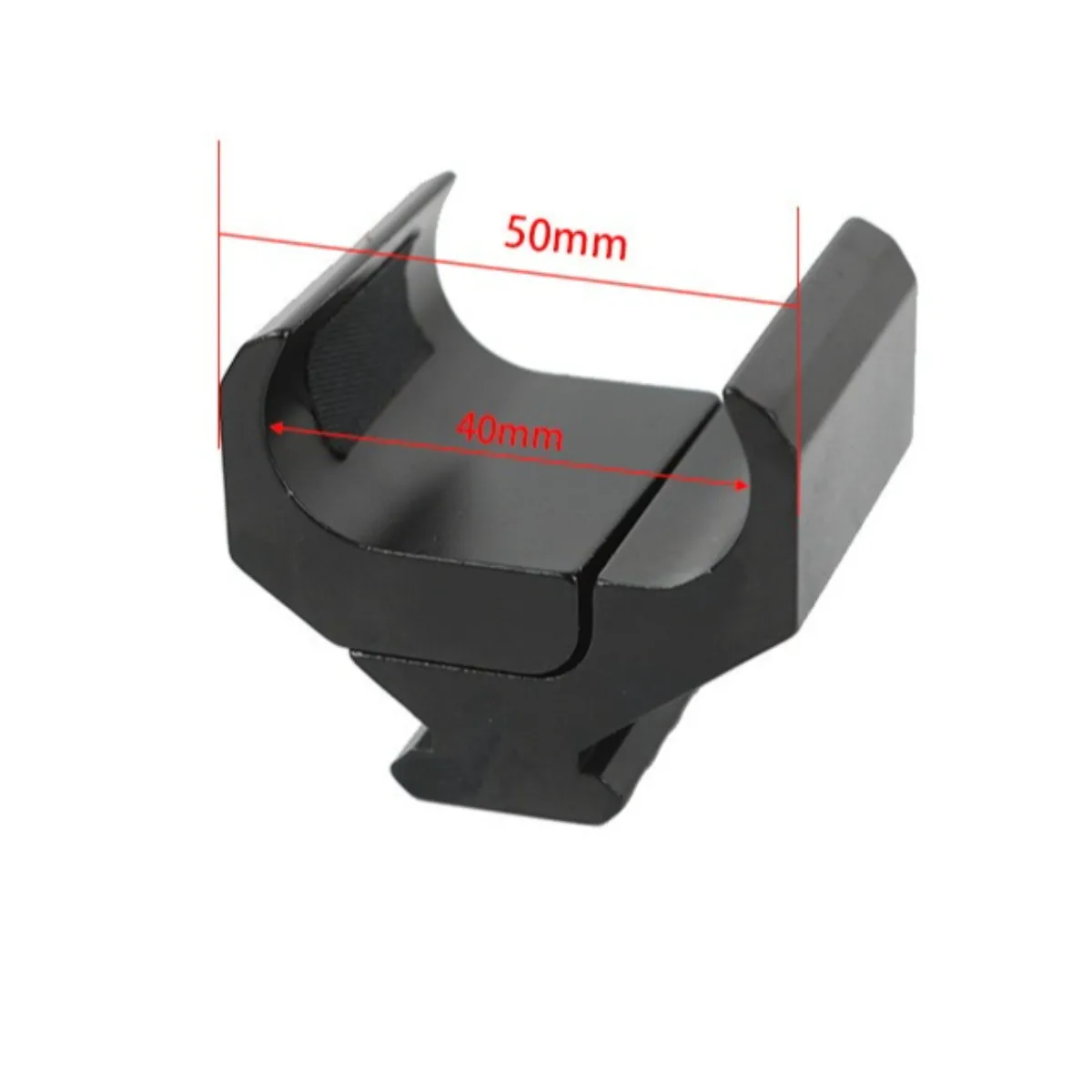 Soporte montaje linterna táctica con láser – Riel Picatinny 20mm - imagen 2