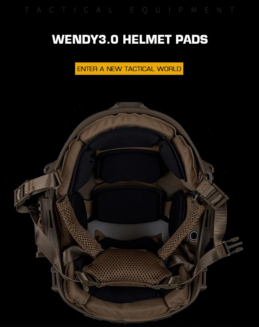 Almohadilla para casco Wendy3.0 en color beige