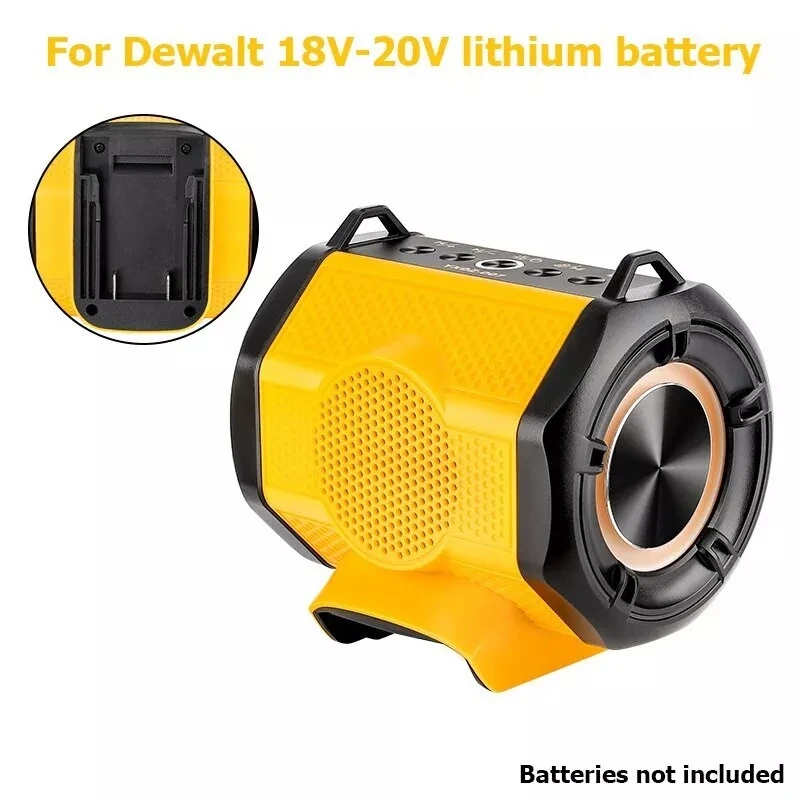 Altavoz portátil Bluetooth compatible con baterías Dewalt