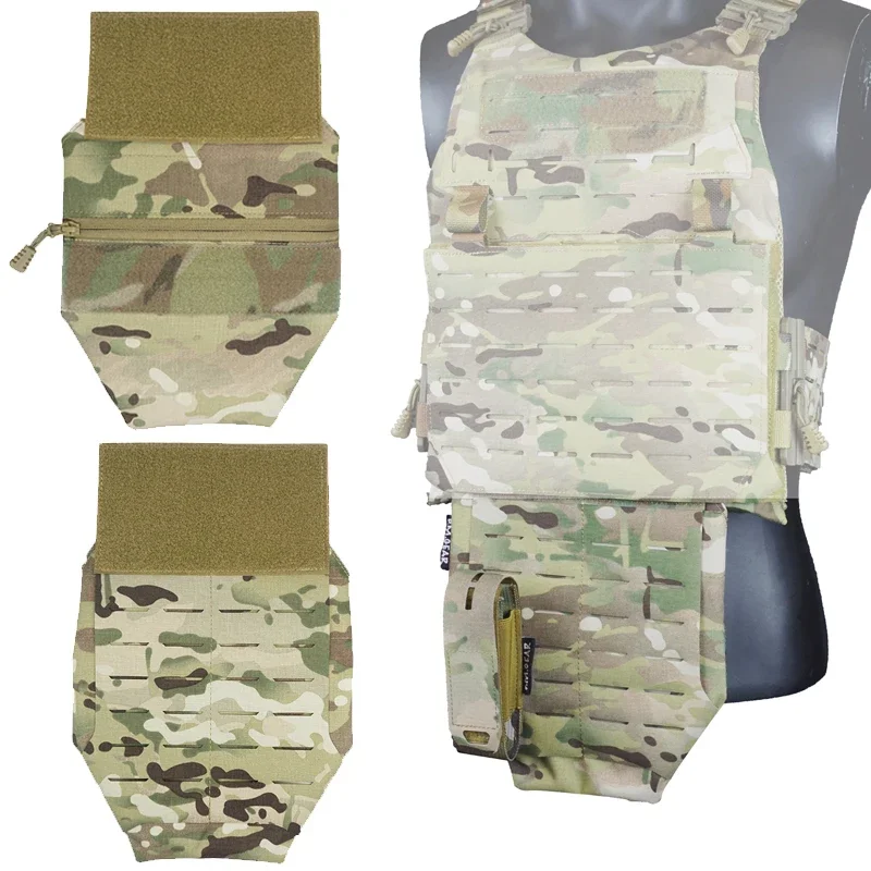 Bolsa táctica abdominal MOLLE expandible corte láser para chaleco - imagen 5