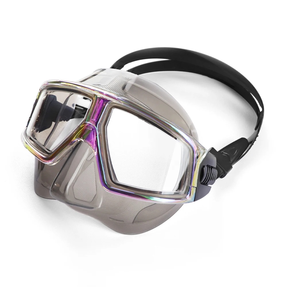 Máscara de buceo profesional UV antiniebla HD ajustable adulto