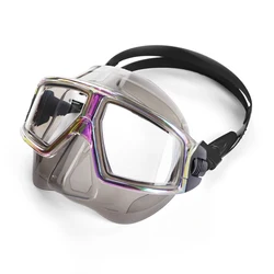 Máscara de buceo profesional UV antiniebla HD ajustable adulto