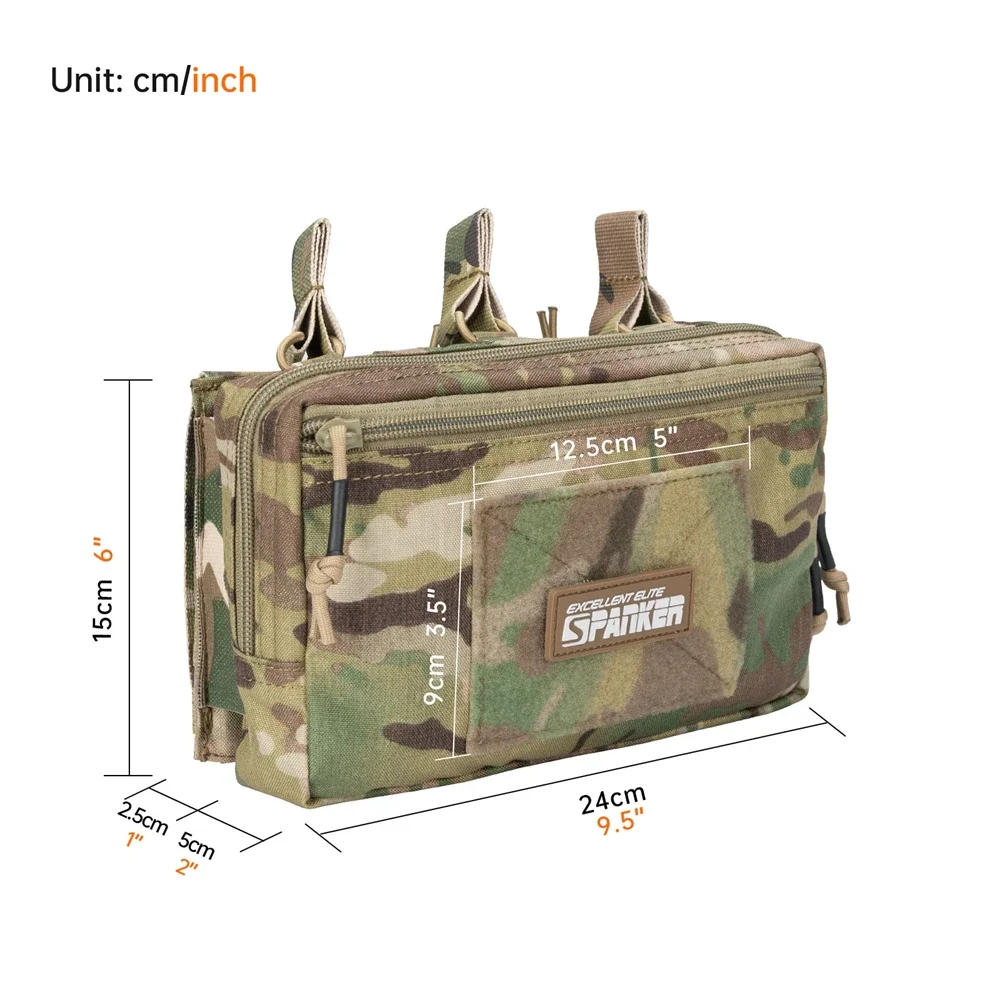 Bolsa táctica MOLLE triple porta revistas – Cierre magnético - imagen 2